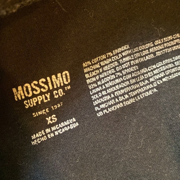 Mossimo black leggings XS long tights skinny ankle fit 93% Cotton, 7% Spandex - Picture 3 of 3